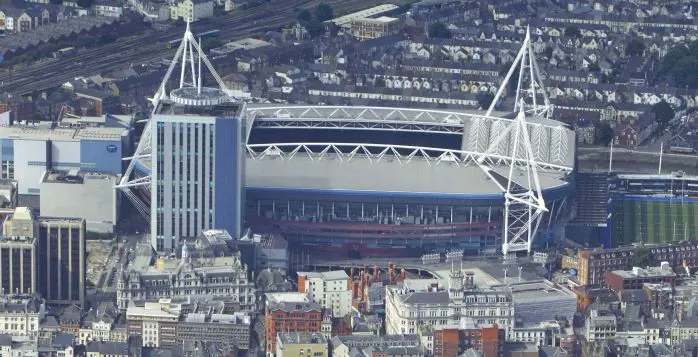 Aerial View of Cardiff